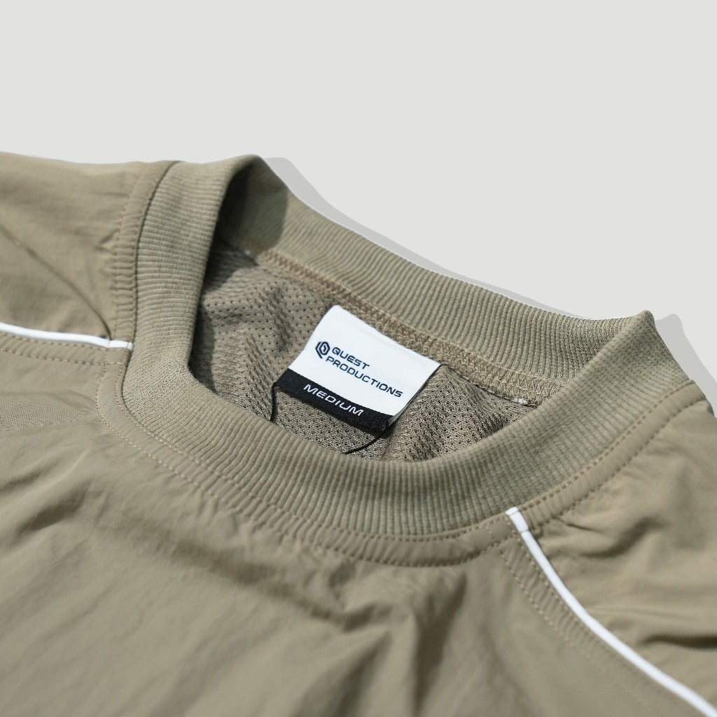 QUEST CUT LINE TEE出芽尼龍大學TEE