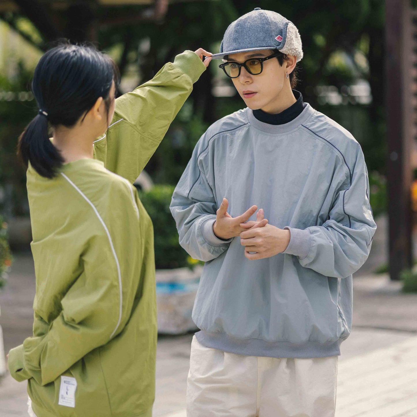 QUEST CUT LINE TEE出芽尼龍大學TEE