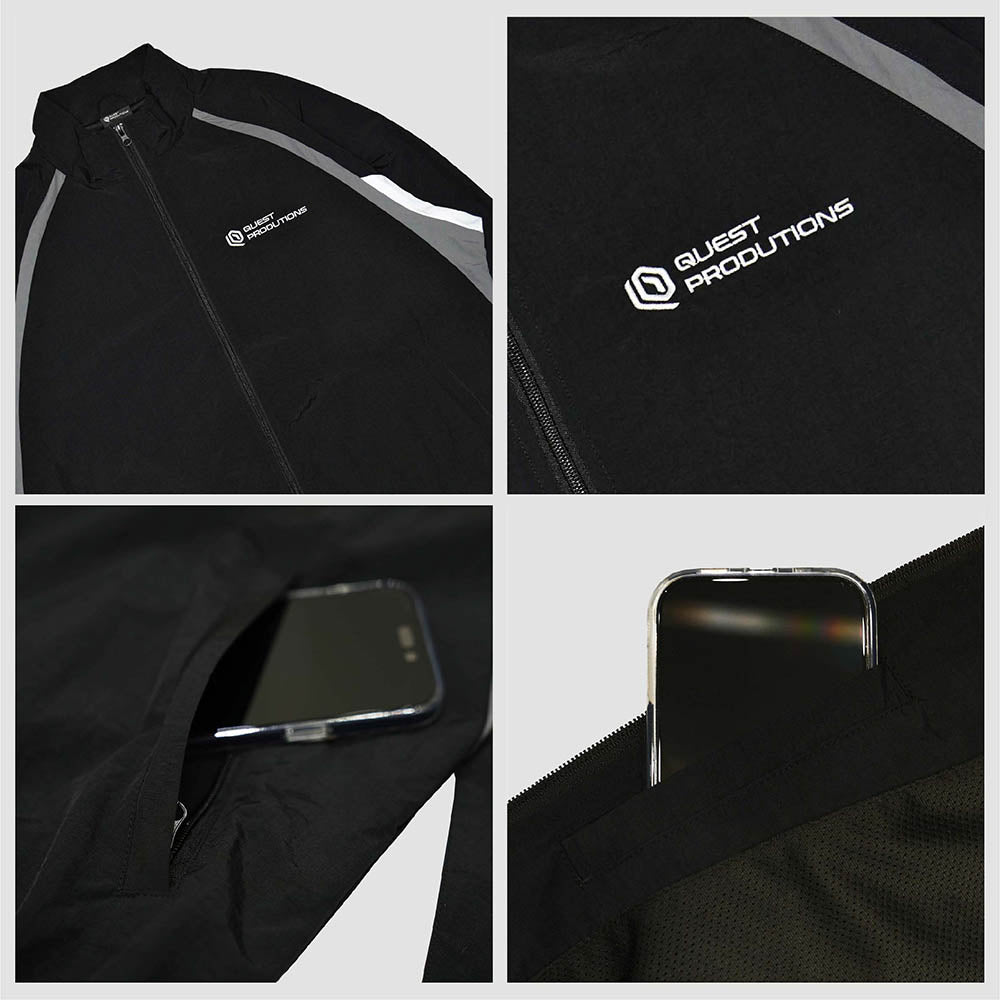 【QUEST】TECH LOGO TRACK JACKET - TECH LOGO 運動外套