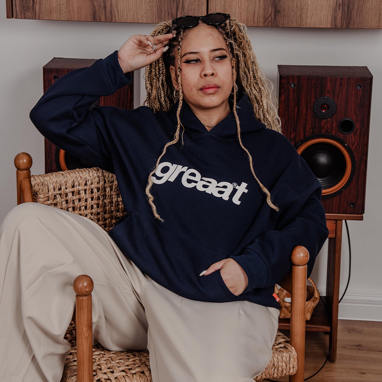 A.A Greaat Hoodie Deep Navy
Deep, modern, and naturally sharp — a classic tone that stays polished while remaining easy to pair.