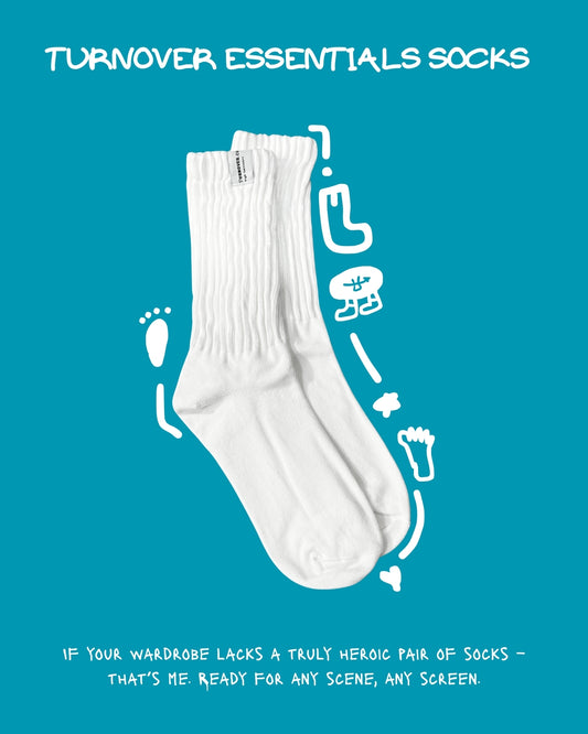 TURNOVER ESSENTIALS SOCKS