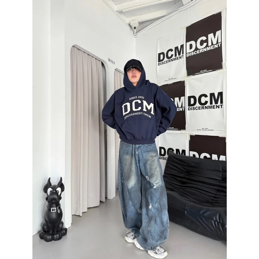 DCM  刺繡 貼布 DCM 帽T 重磅 刷毛 DCM-L30