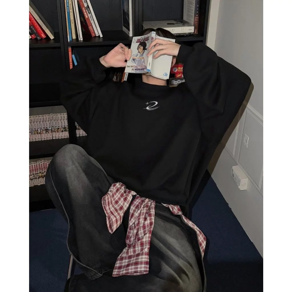 DCM CREW 流星 550克 重磅 短宽 大学T 卫衣 DCM-L35