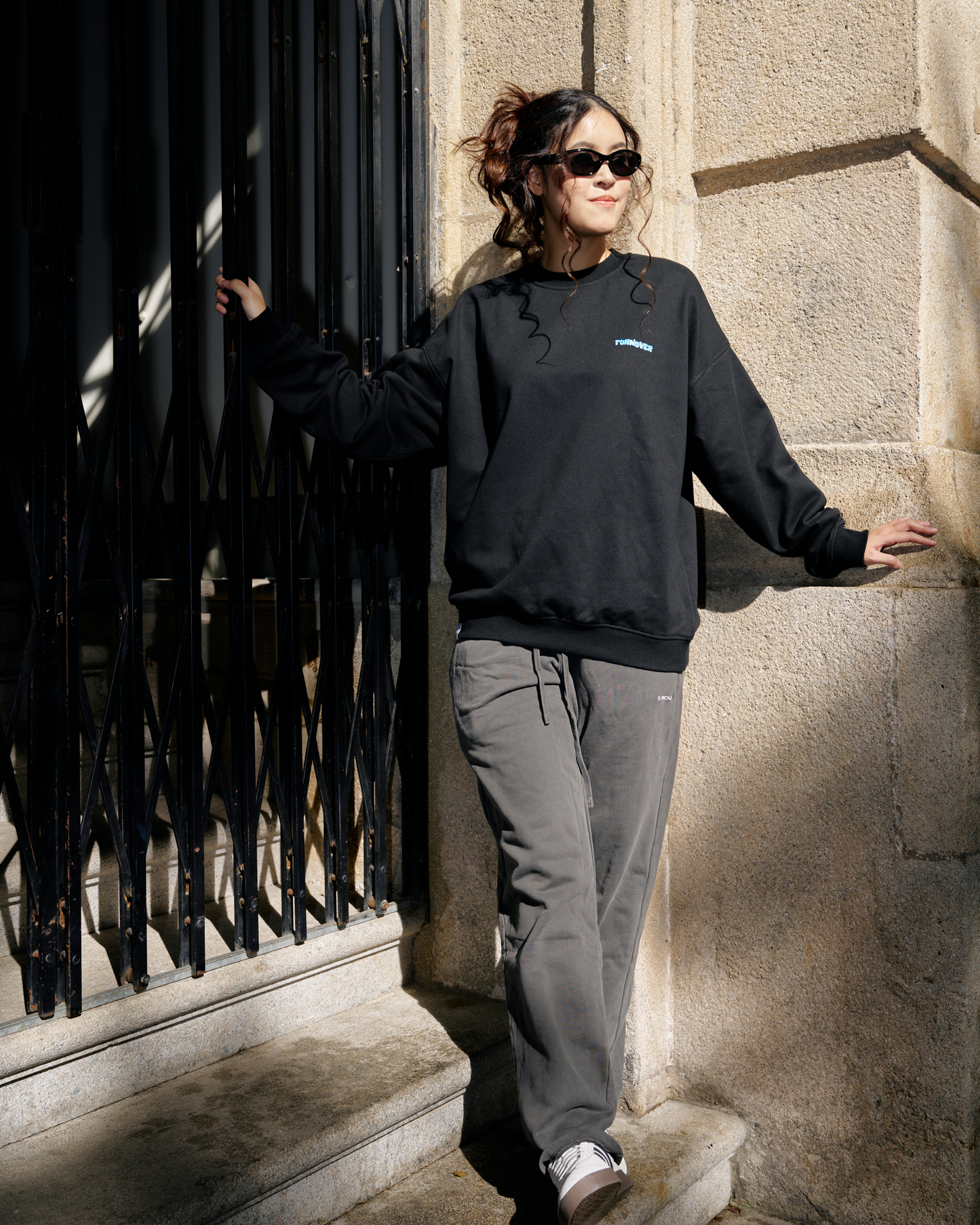 TURNOVER COTTON LONG PANTS