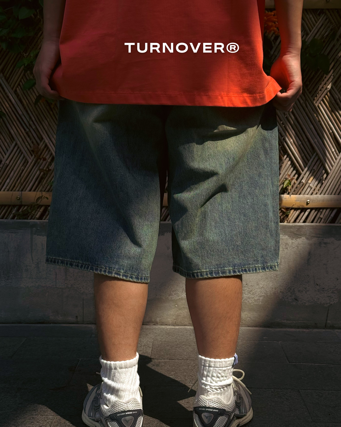 "紅得剛好" 牛仔褲TURNOVER - L2601