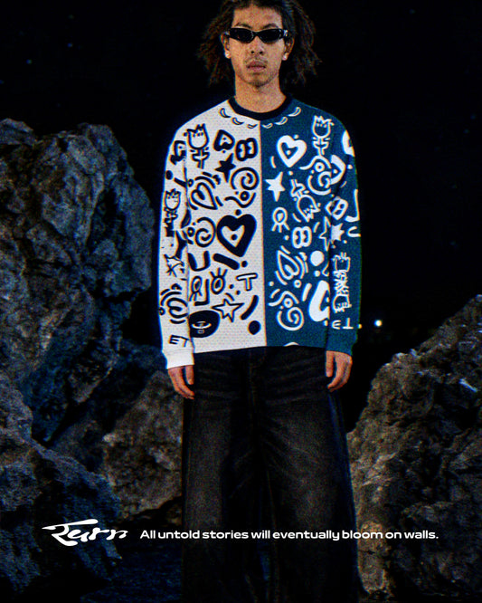 TURNOVER 2025AW Graffiti Dreamweave “25AW-LS10 雙”