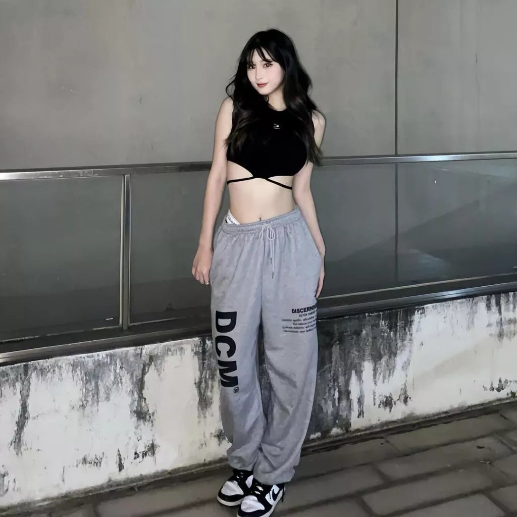 DISCERNMENT 寬鬆 束口 棉褲 休閒 939 ARCHIVE BOLD DCM-P02