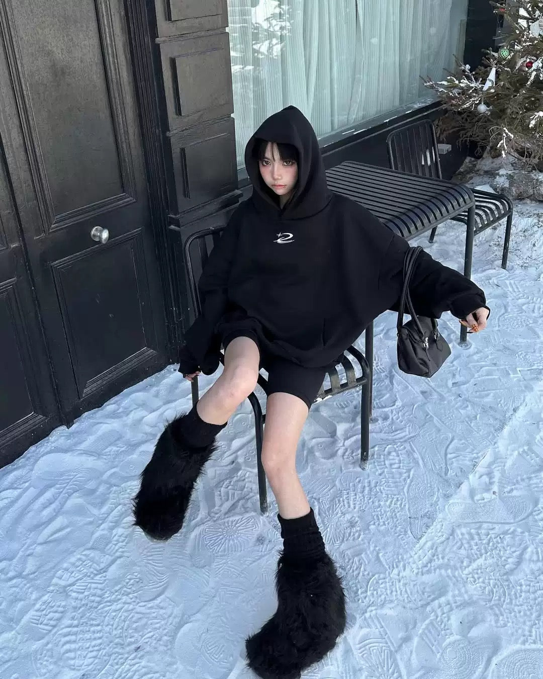 DCM LOGO HOODIE 重磅 流星帽T 星星 DCM-L07