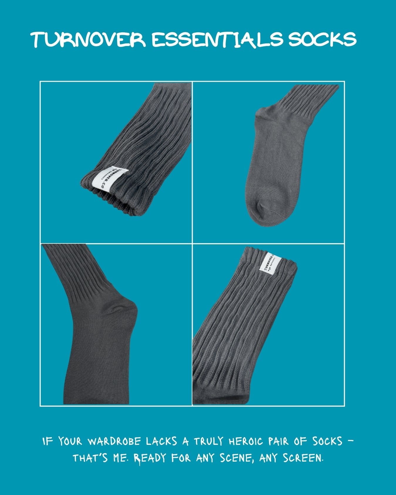 TURNOVER ESSENTIALS SOCKS