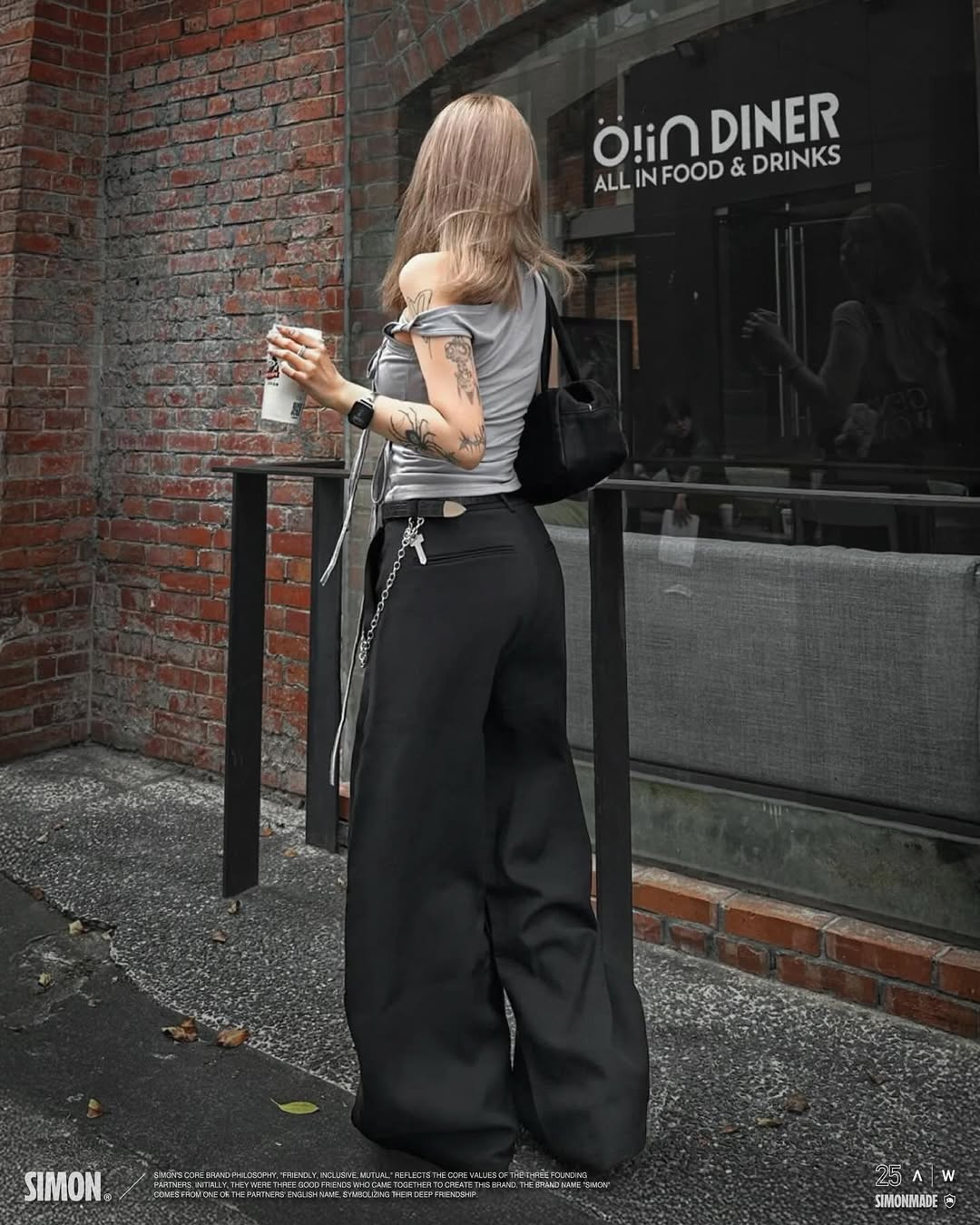 SIMON MADE BW-2517 羅德奧 彎刀 西裝褲