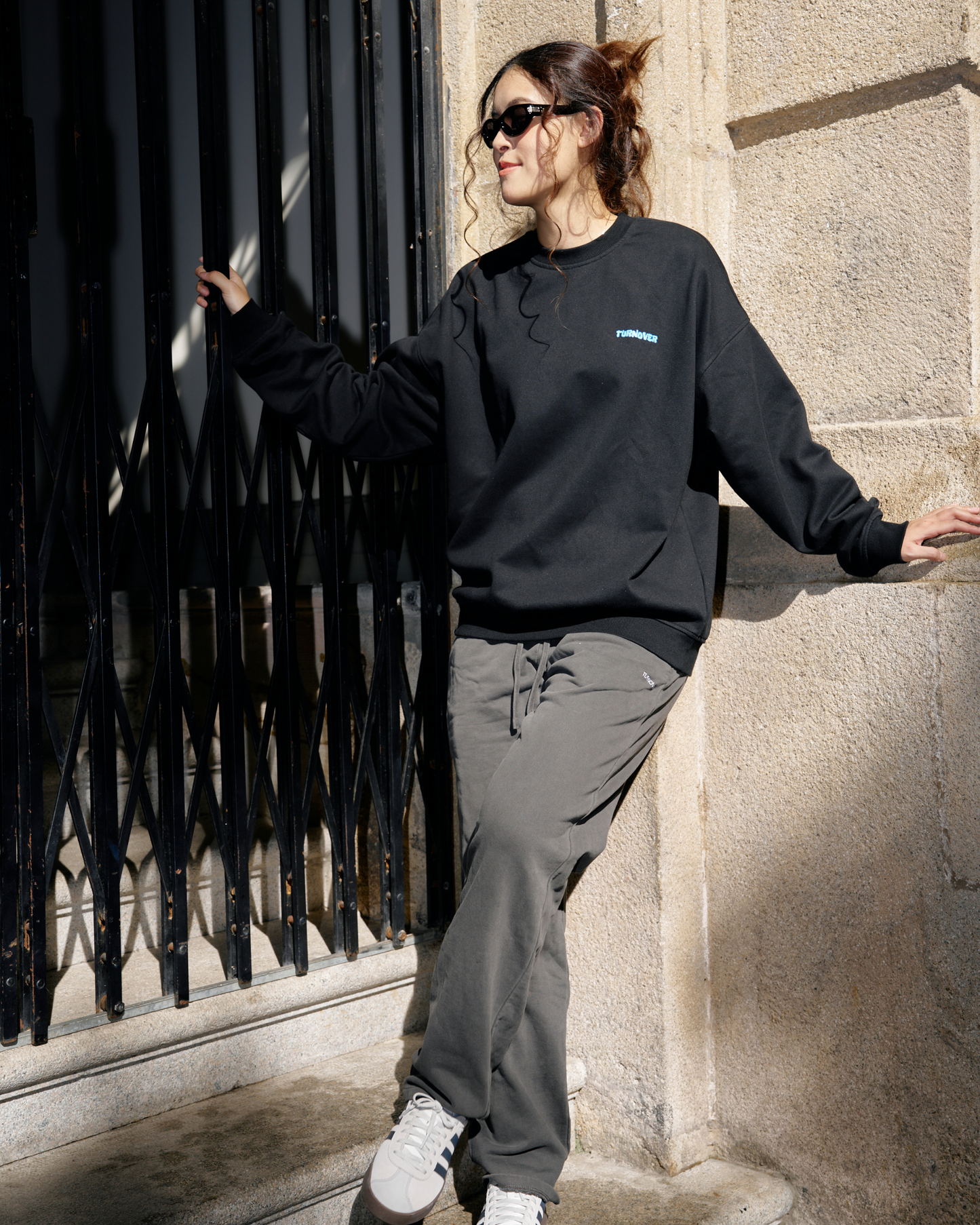 TURNOVER COTTON LONG PANTS