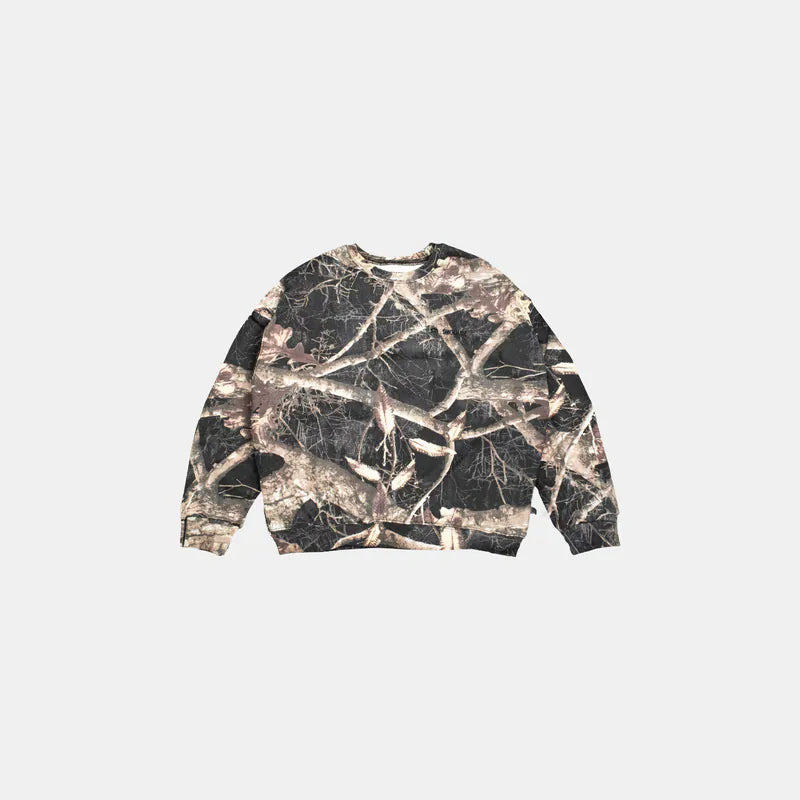 SIMON MADE TL-2514 都市獵人 枯樹 迷彩 BOXY 大學T