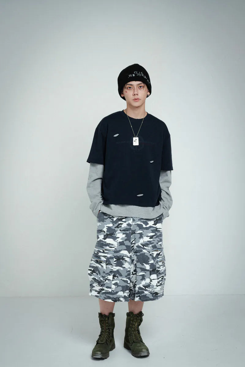 SIMON MADE WS-2504 VINTAGE 反戰 兩件式 薄長袖