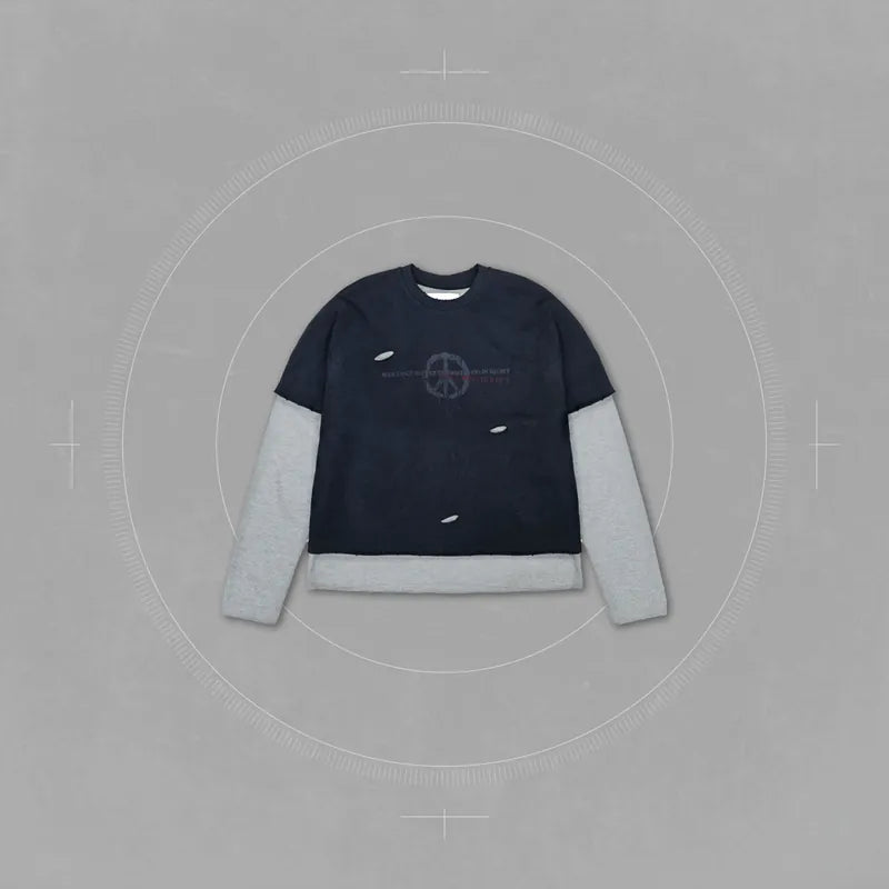 SIMON MADE WS-2504 VINTAGE 反戰 兩件式 薄長袖