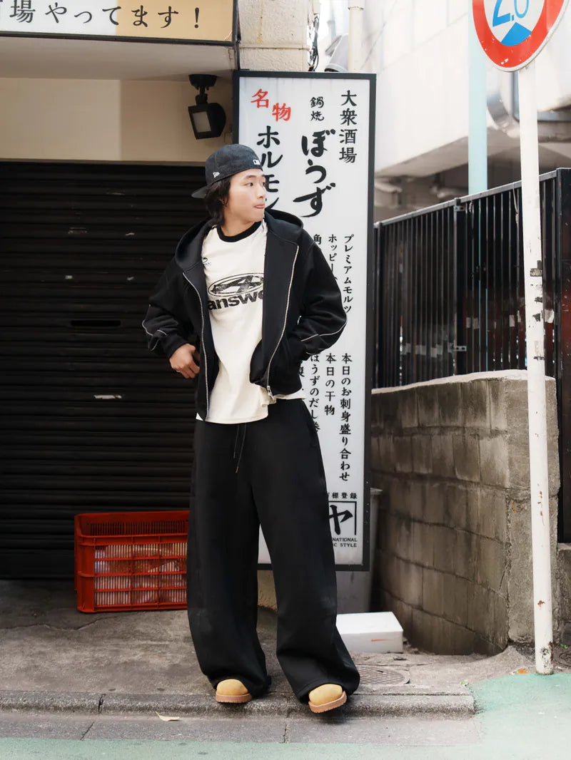 SIMON MADE OW-2505 反光軌跡 果凍棉 BOXY 棉外套