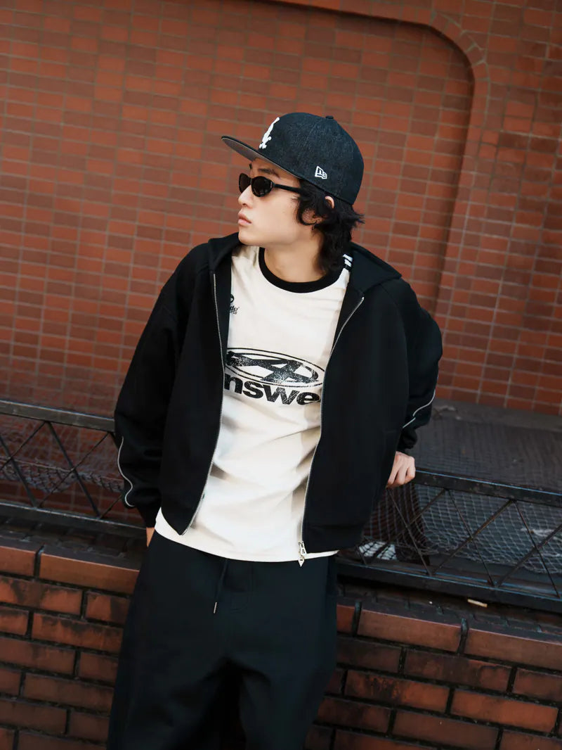 SIMON MADE OW-2505 反光軌跡 果凍棉 BOXY 棉外套