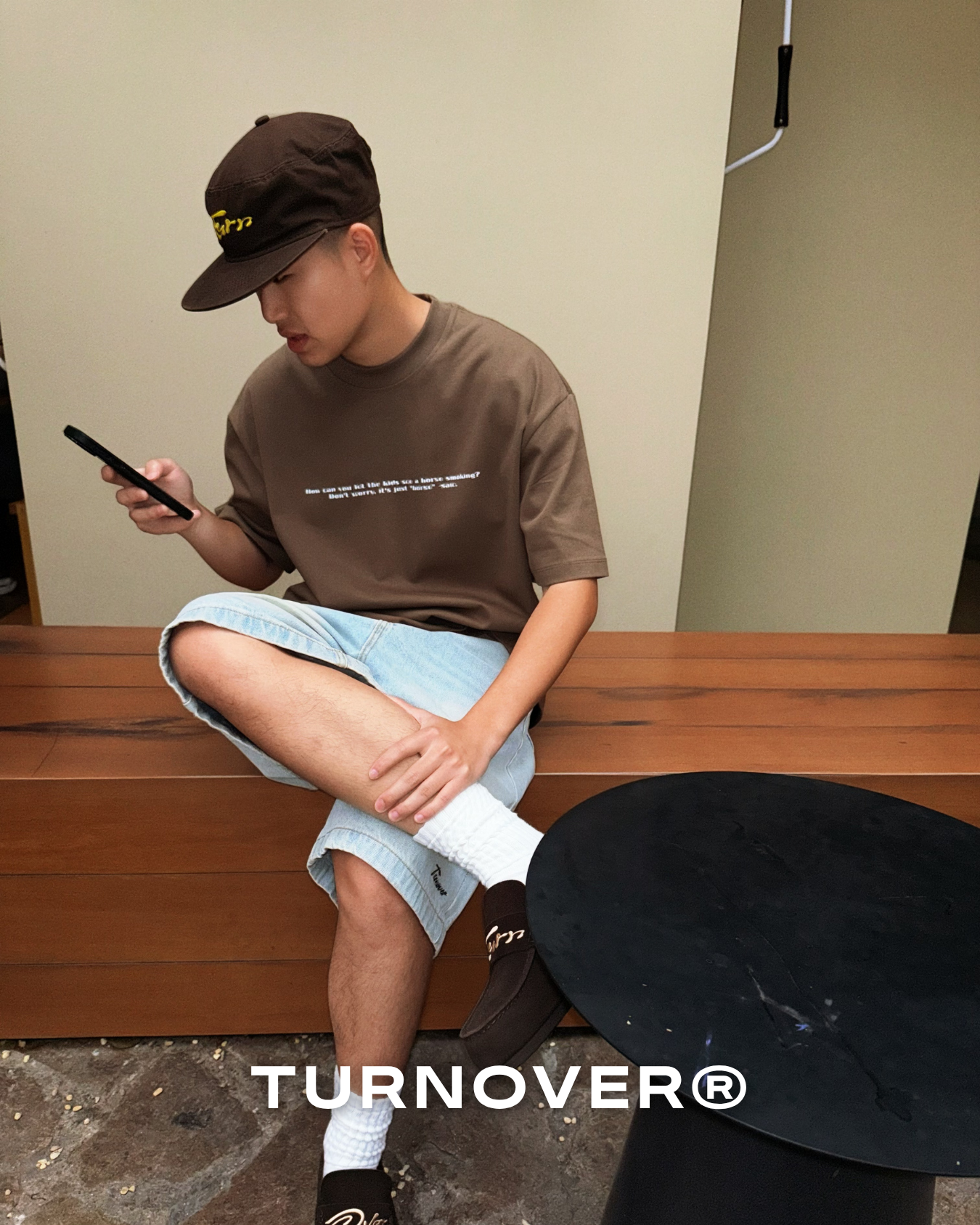 "馬賽克" TEE TURNOVER- T2604