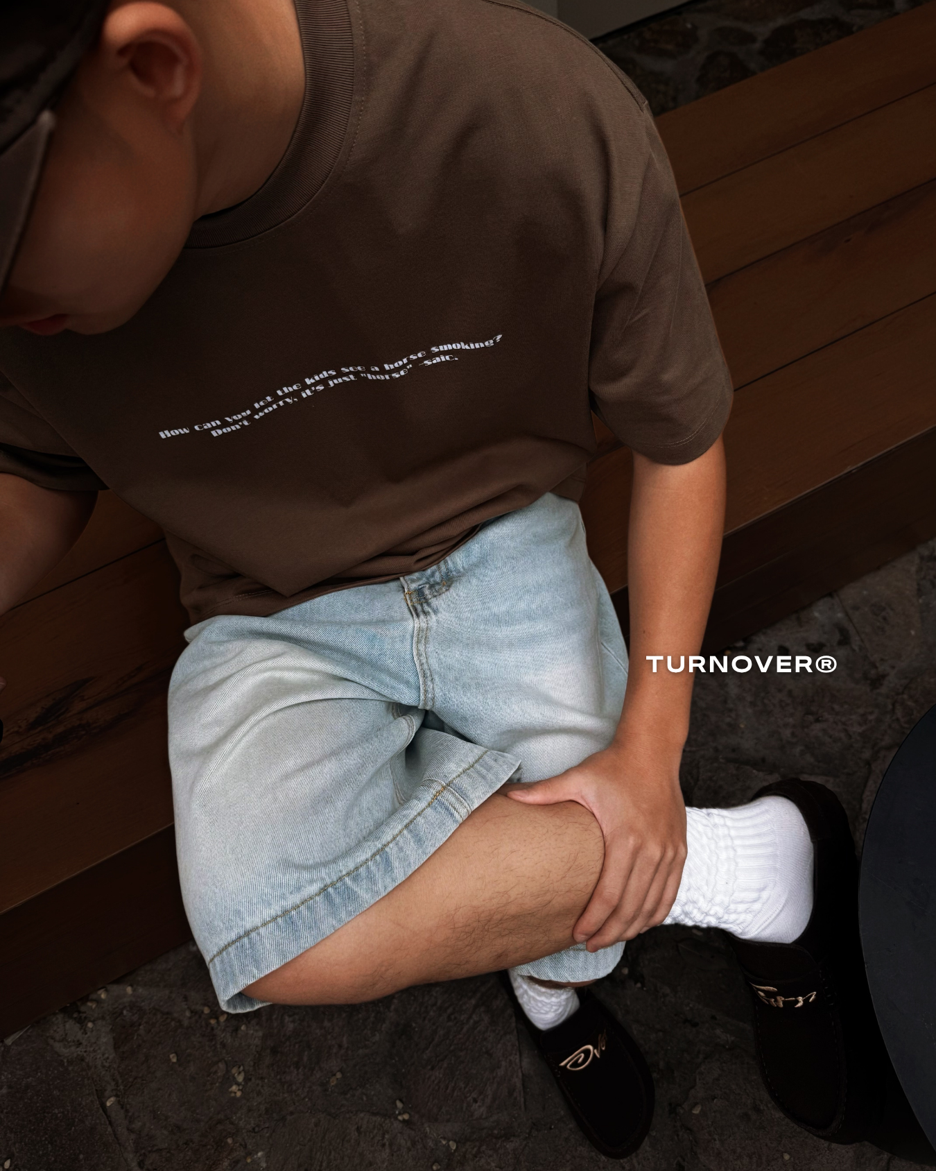 "馬賽克" TEE TURNOVER- T2604