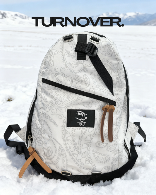 TURNOVER 2026AW Nomad Droplet “26AW-AS2 腰果游牧水滴書包” 白色