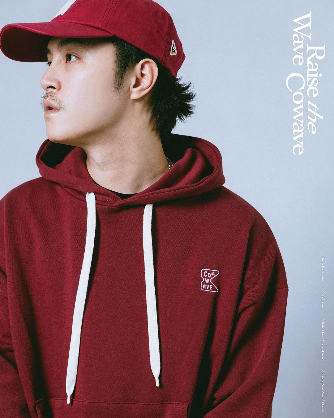 Cowave 2023-24 Fall & Winter Slogan font Hoodie