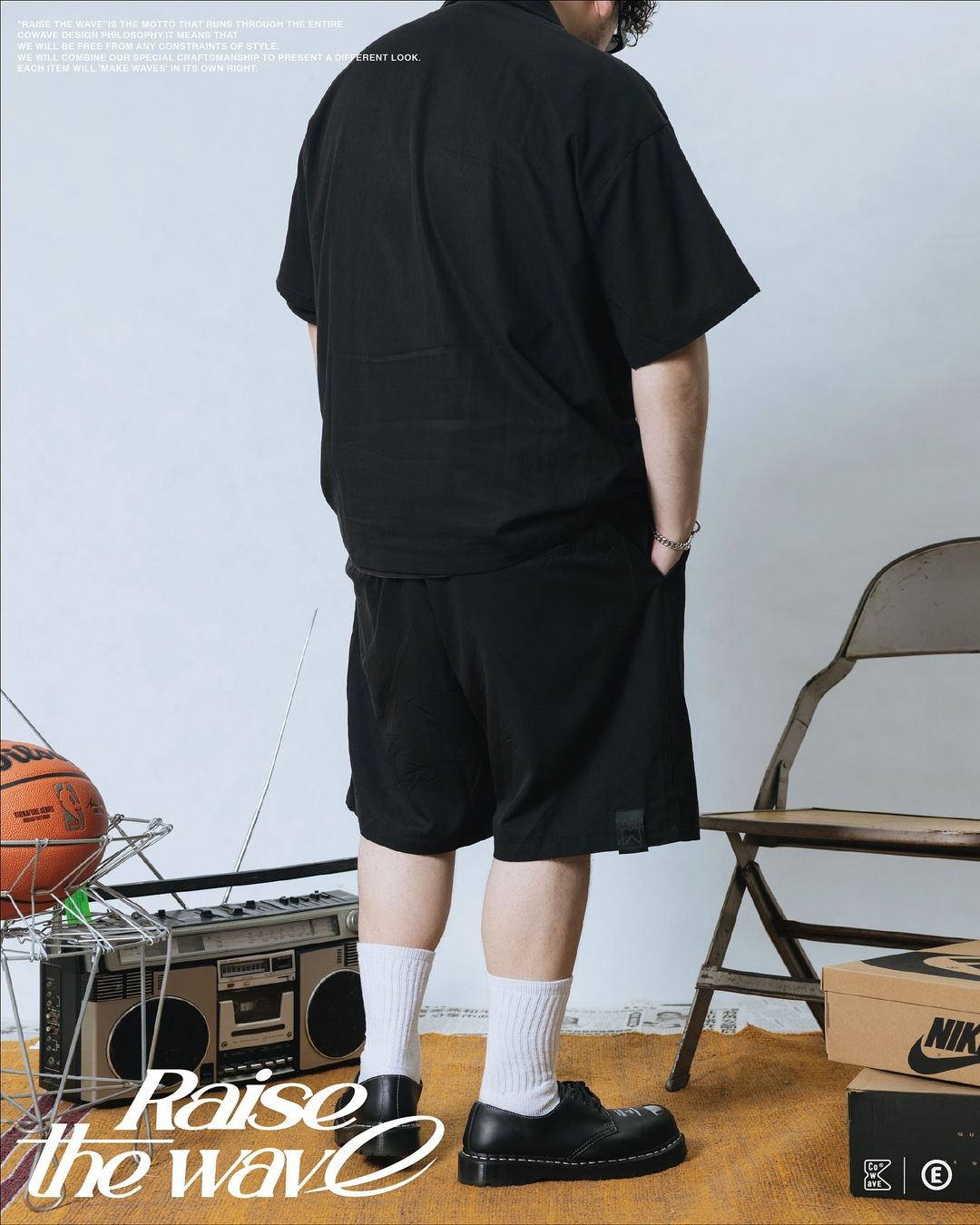 COWAVE 2024 Spring & Summer Straight strip shirt