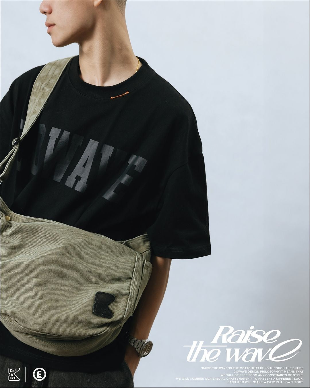 Cowave 2024 Spring & Summer Wash Newsboy Bag