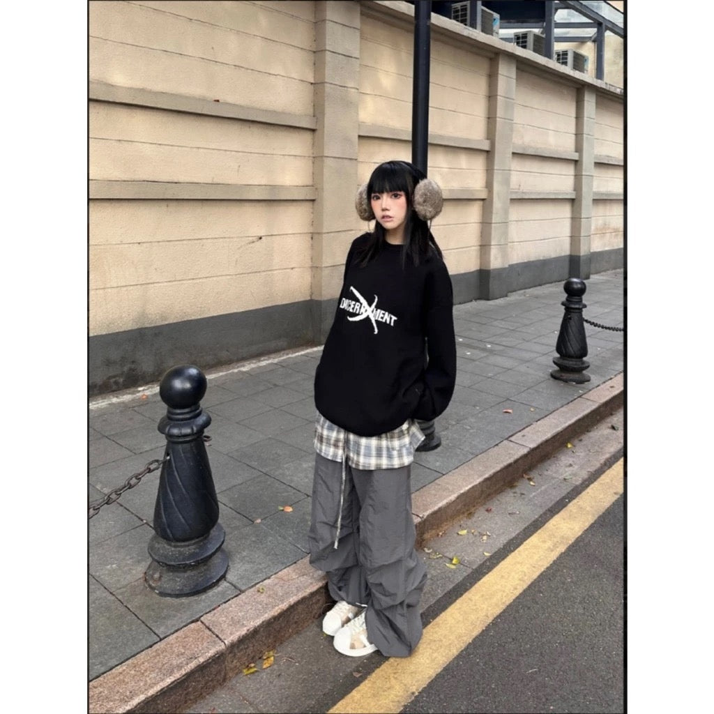 DISCERNMENT DCM KNIT 字體 十字星 針織 毛衣 針織衫 (DCM L-31)