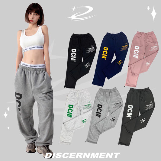 DISCERNMENT 寬鬆 束口 棉褲 休閒 939 ARCHIVE BOLD DCM-P02