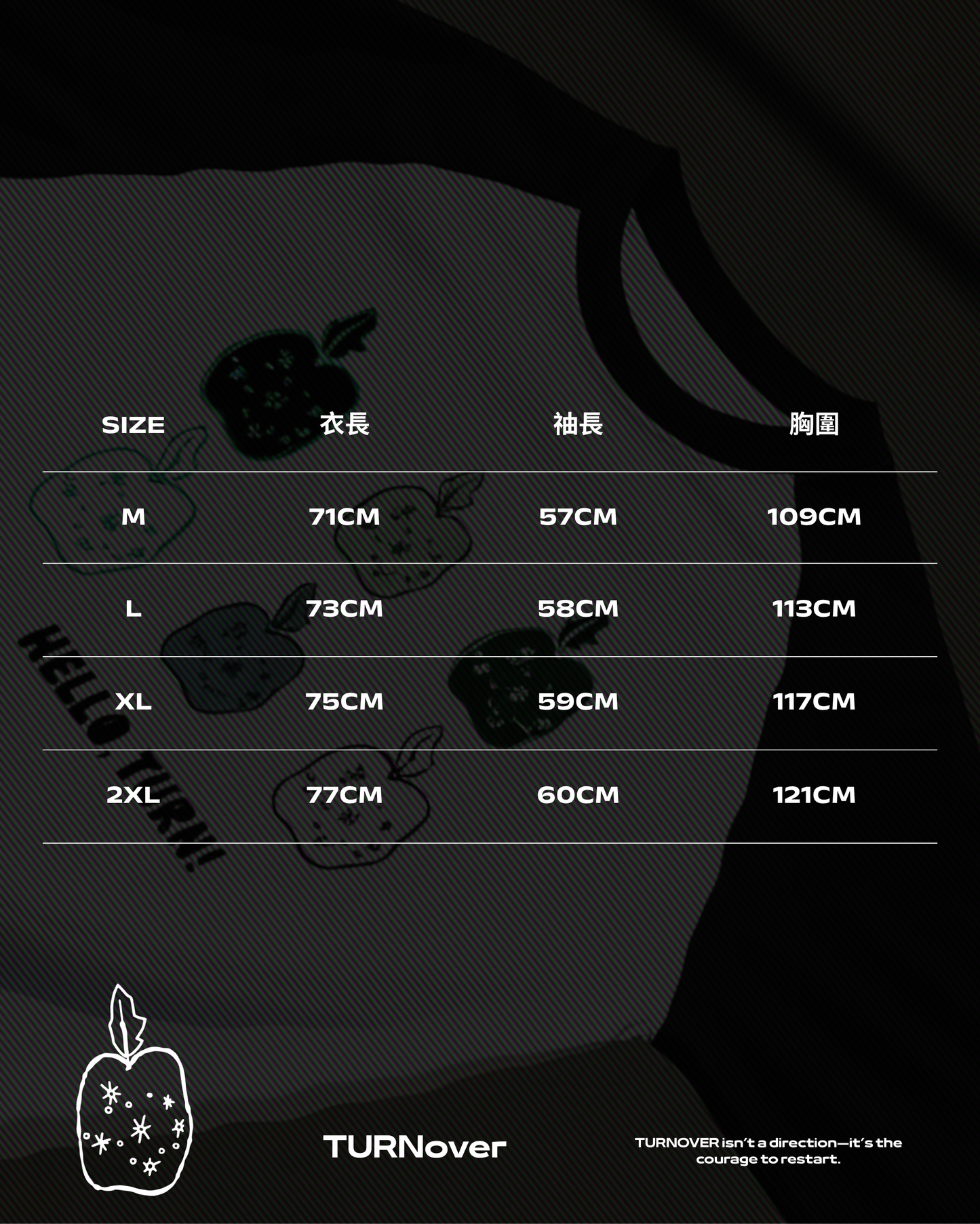 TURNOVER 2025AW Hello，Turn！  “25AW-LT3 六平果”