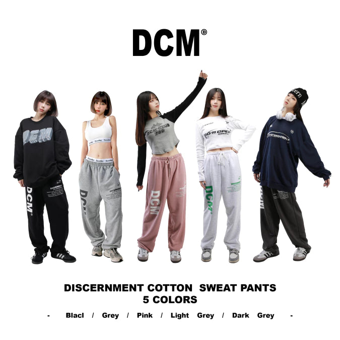 DISCERNMENT 寬鬆 束口 棉褲 休閒 939 ARCHIVE BOLD DCM-P02