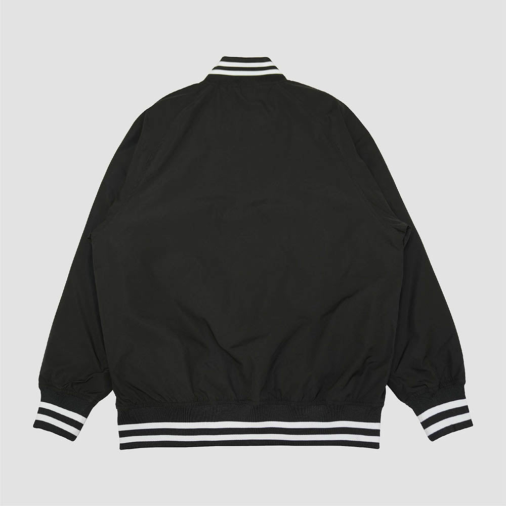 【QUEST】COLLEGE LOGO BASEBALL JACKET - 大學字體棒球外套