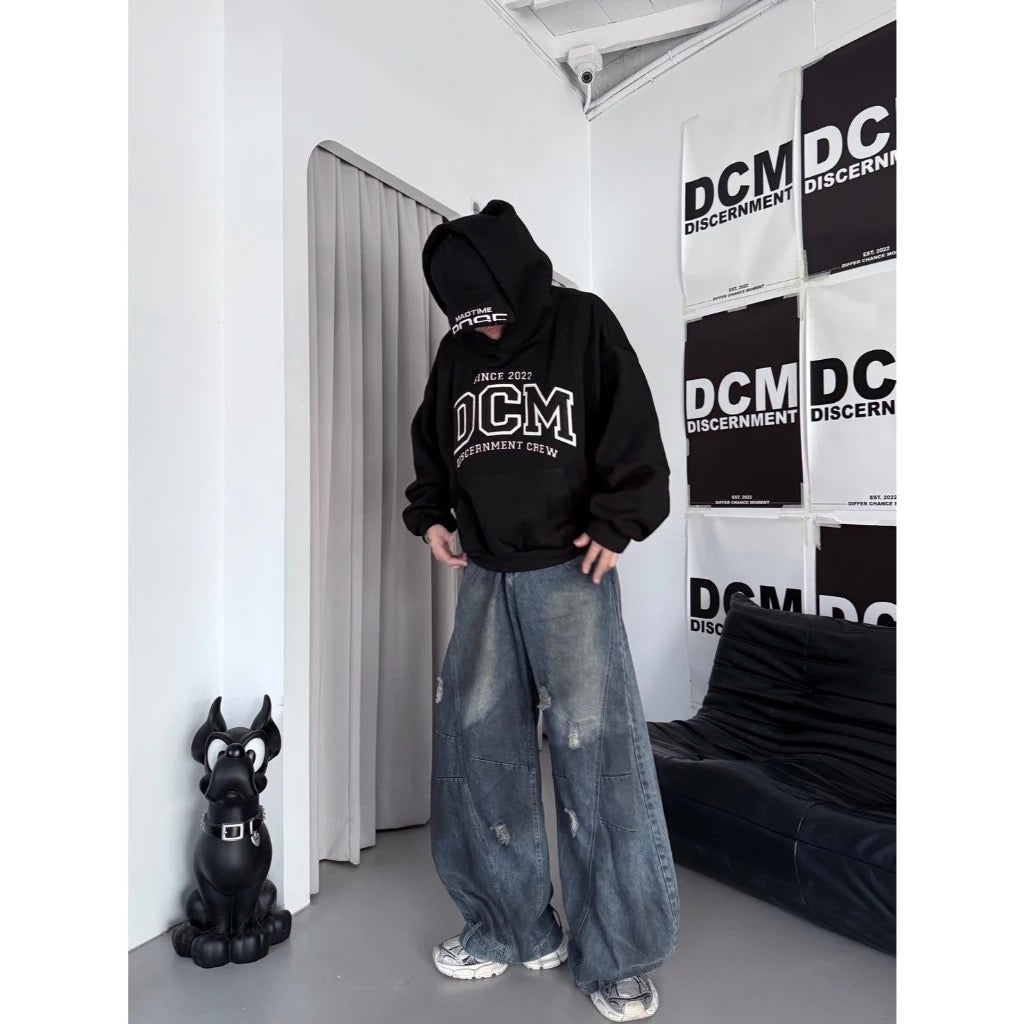 DCM  刺繡 貼布 DCM 帽T 重磅 刷毛 DCM-L30