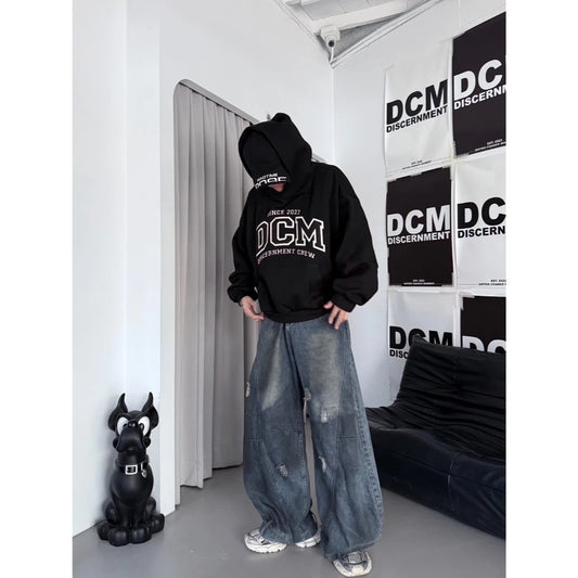 DCM  刺繡 貼布 DCM 帽T 重磅 刷毛 DCM-L30