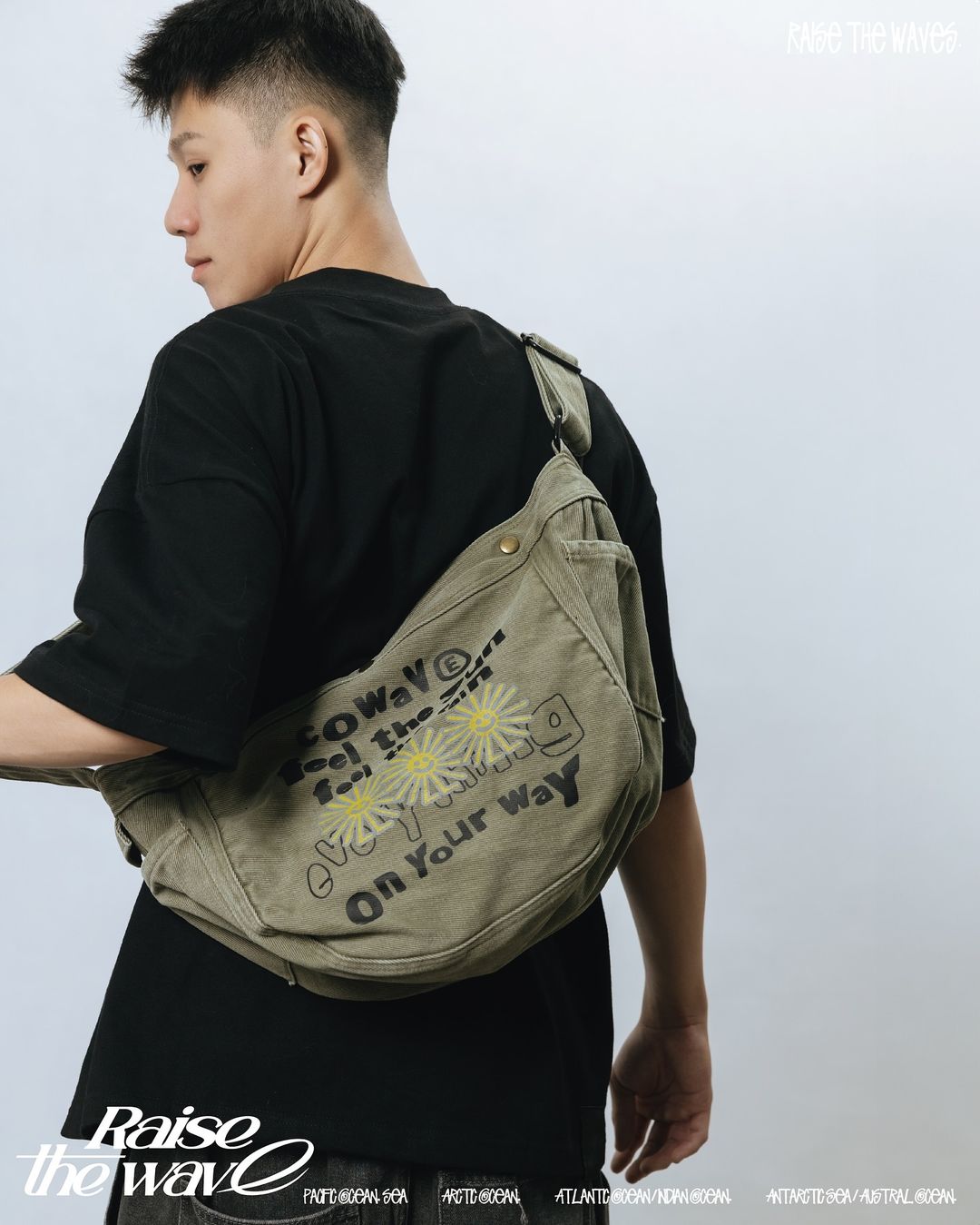 Cowave 2024 Spring & Summer Wash Newsboy Bag
