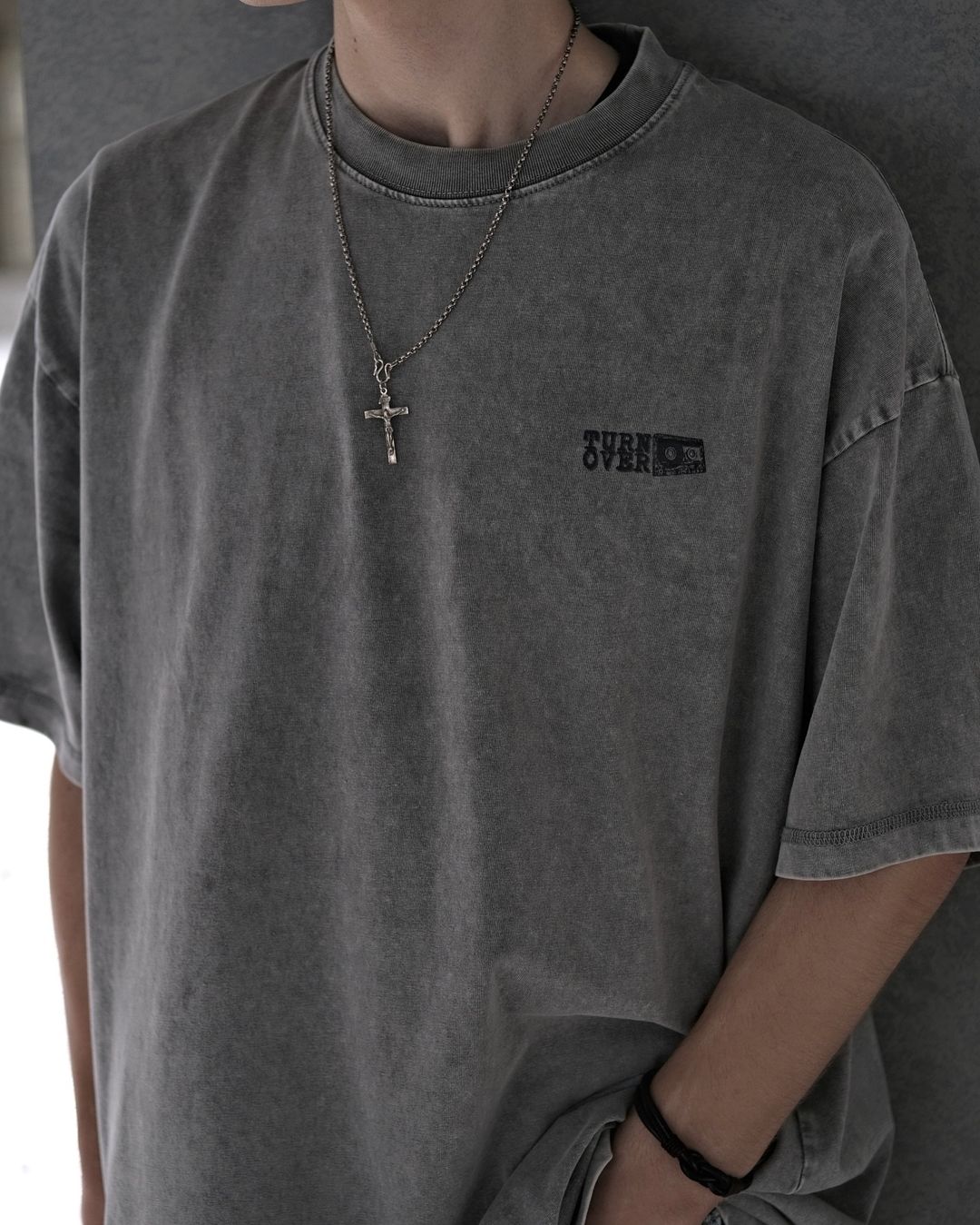 TURNOVER WASHED VINYL RECORD TEE