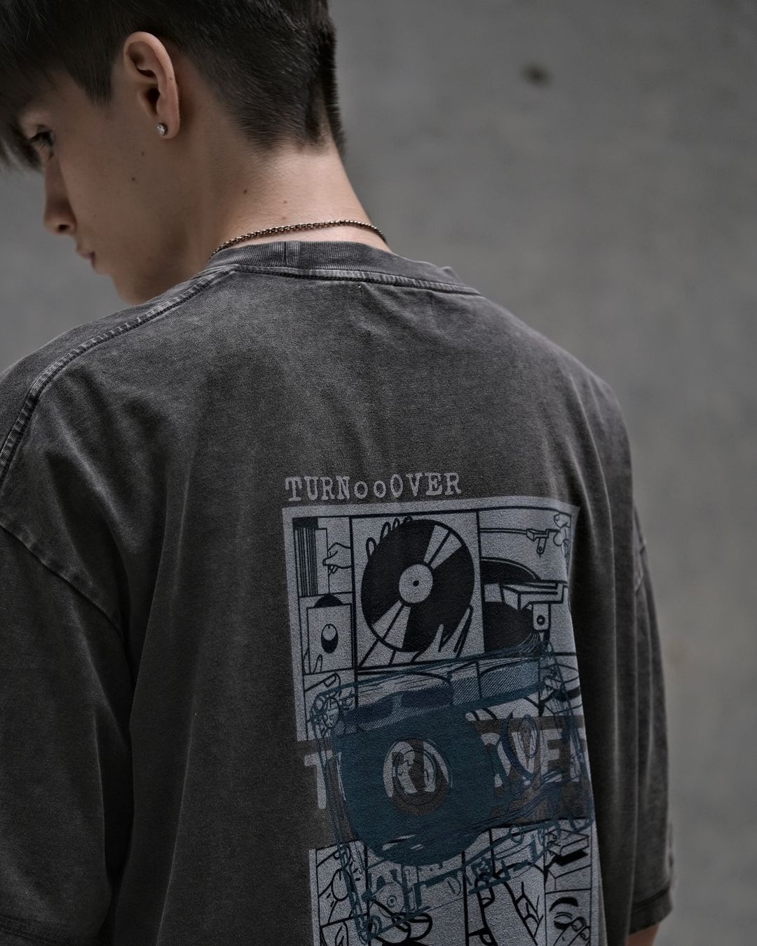 TURNOVER WASHED VINYL RECORD TEE