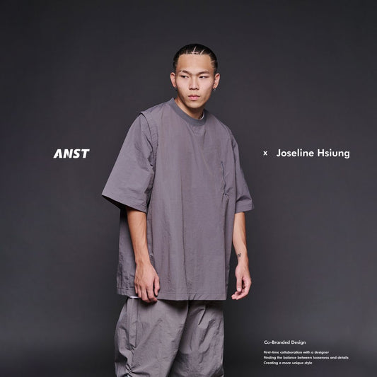 ANST X JOSELINE HSIUNG 2WAY DETACHABLE SLEEVE TEE 882409