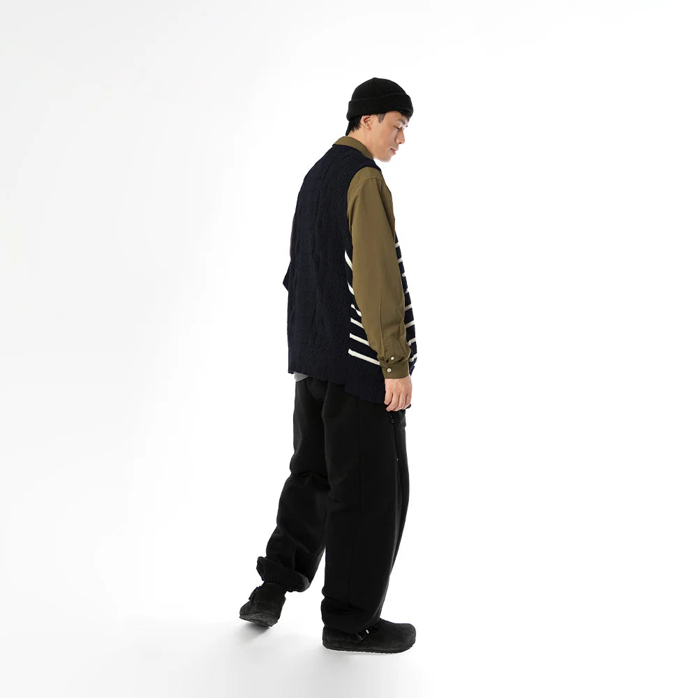 TMCAZ - Wool-blend Dropped Knit Vest