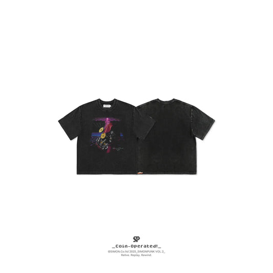 SIMON PUNK Project-SS25-VB01 魔王寶藏 BOXY 水洗 TEE