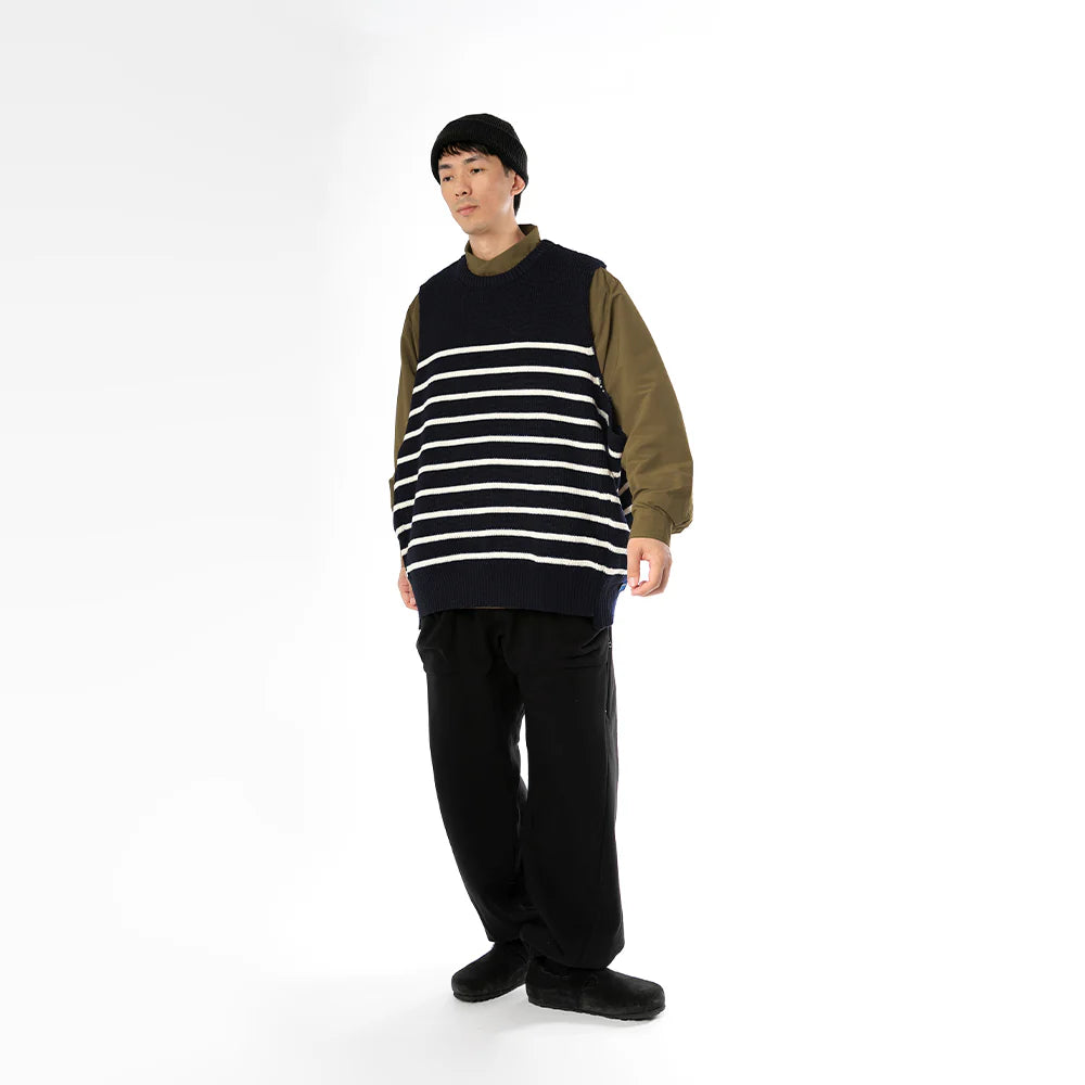 TMCAZ - Wool-blend Dropped Knit Vest