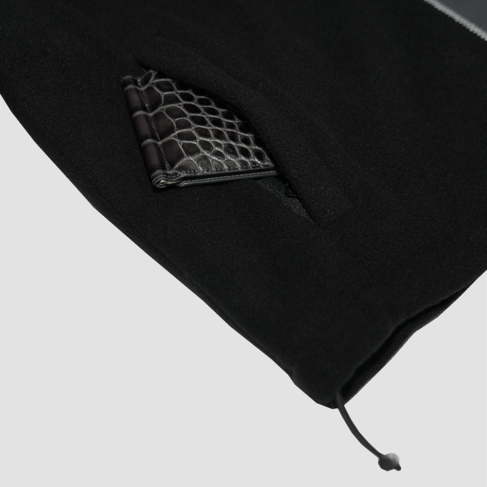 【QUEST】FULL-ZIP FLEECE JACKET-拼接絨毛外套