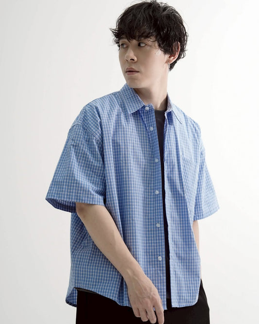 台灣品牌 QUEST S/S PLAID SHIRTS
