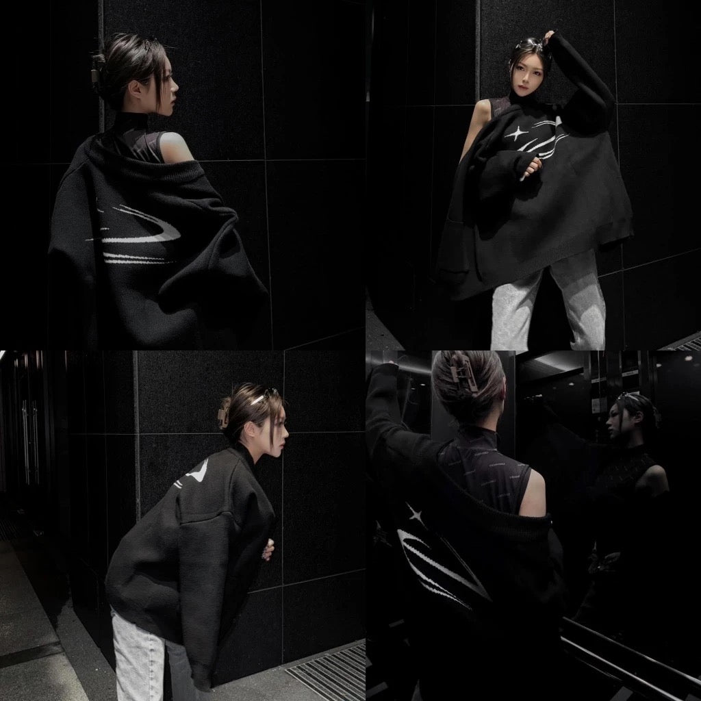 DCM CARDIGAN 針織外套 開襟衫 流星 星星 DCM-L03