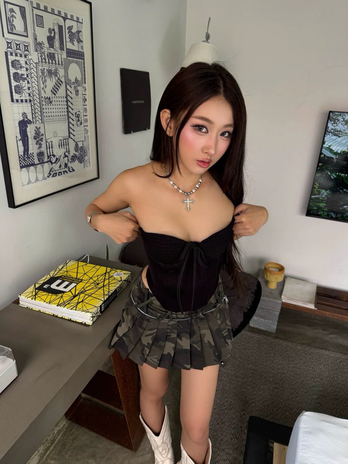 SKIRT KEIIBY - 半身裙，兩種穿法