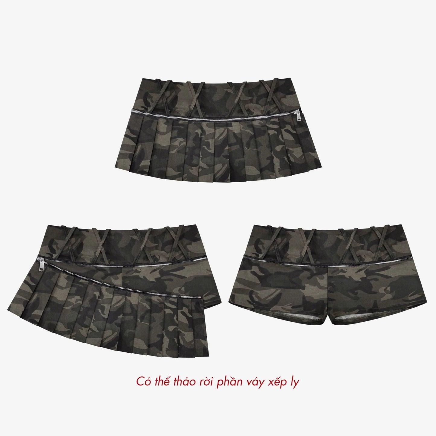 SKIRT KEIIBY - 半身裙，兩種穿法