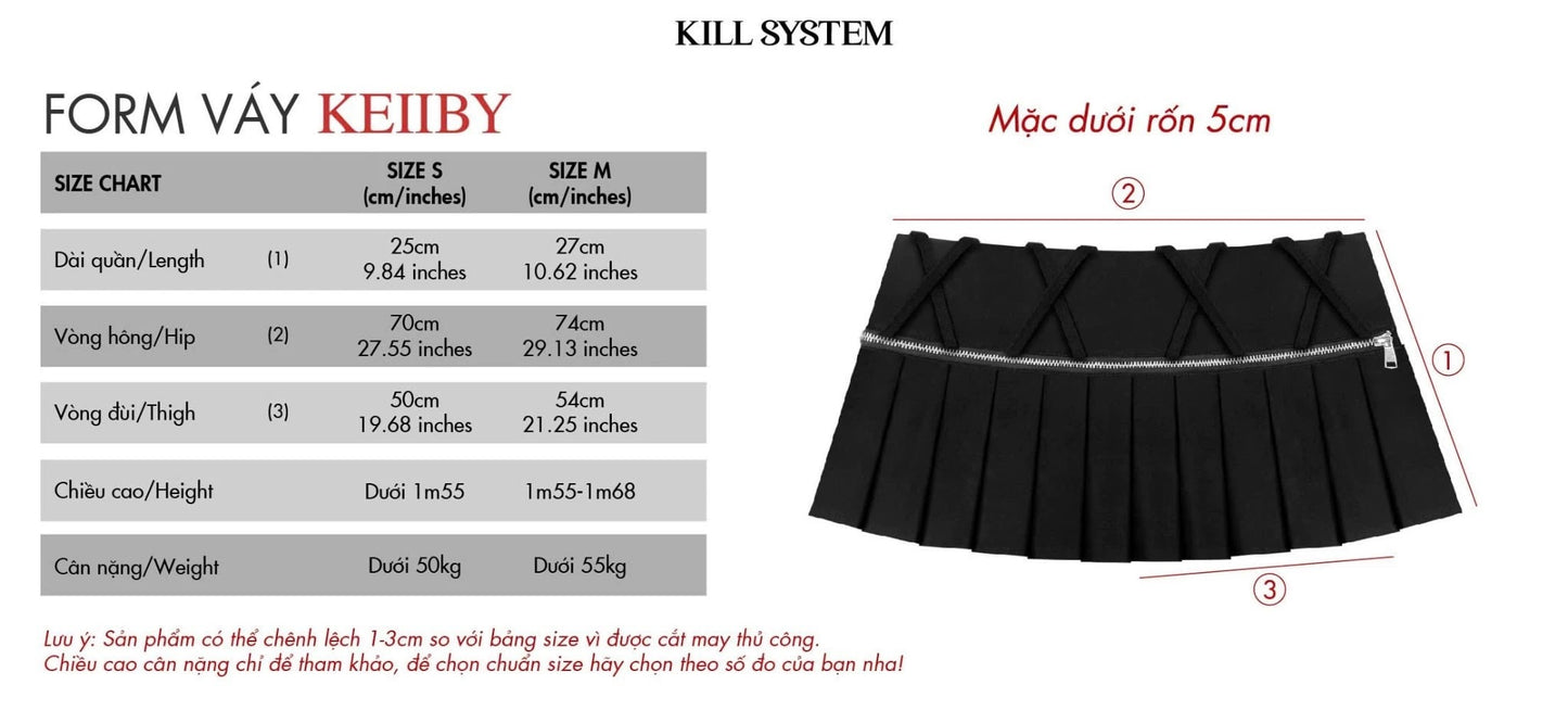 SKIRT KEIIBY - 半身裙，兩種穿法