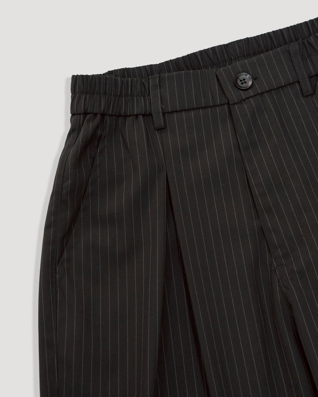 MUILLY 條紋西裝打摺褲