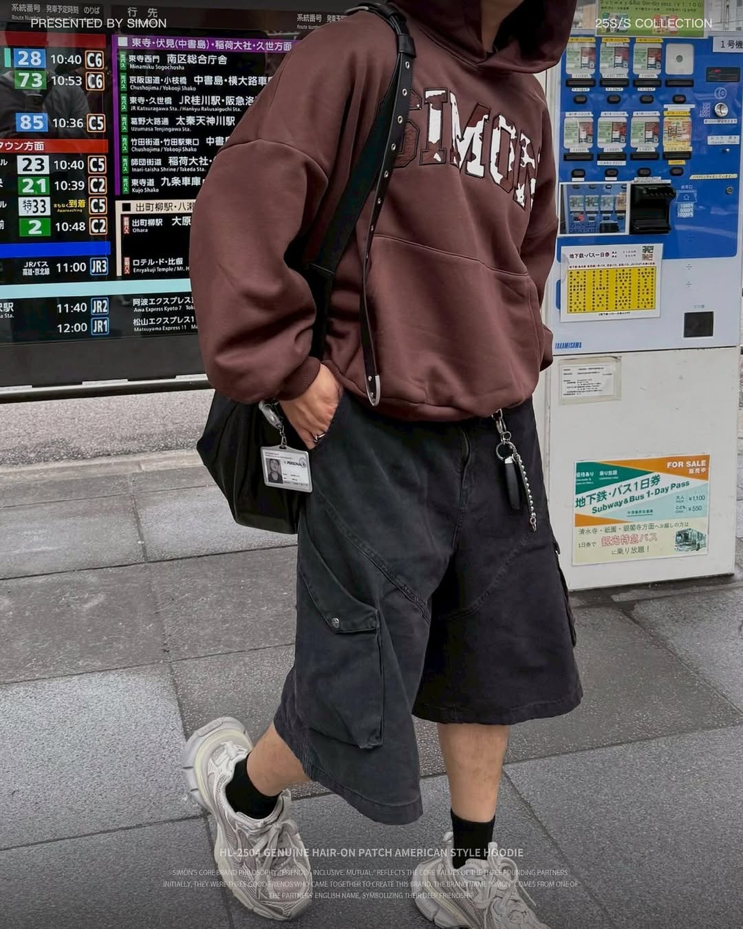 SIMON MADE HL-2504 真皮毛流 貼布繡 豹紋 乳牛 美式 帽T