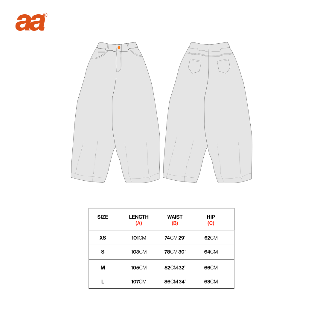 A.A Stone Washed Baggy