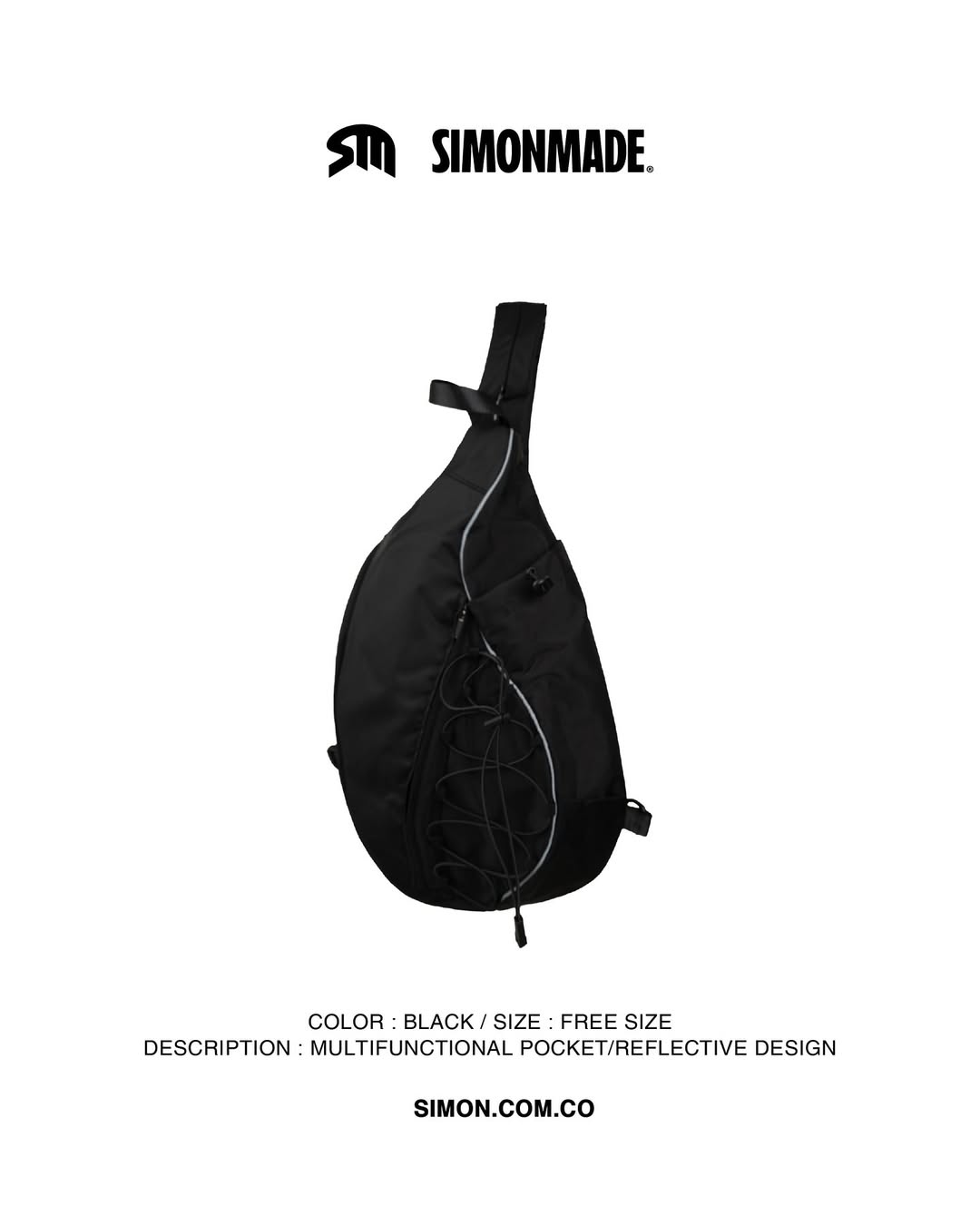 SIMON MADE  機能 反光 弓箭包